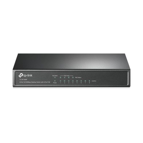 TP-Link TL-SF1008P 8port 10/100Mbps LAN 4xPOE nem Menedzselhető asztali Switch