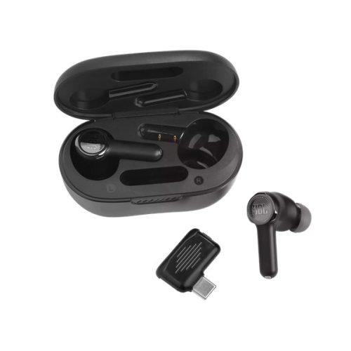 JBL Quantum True Wireless Bluetooth fekete Zajszűrős gamer fülhallgató