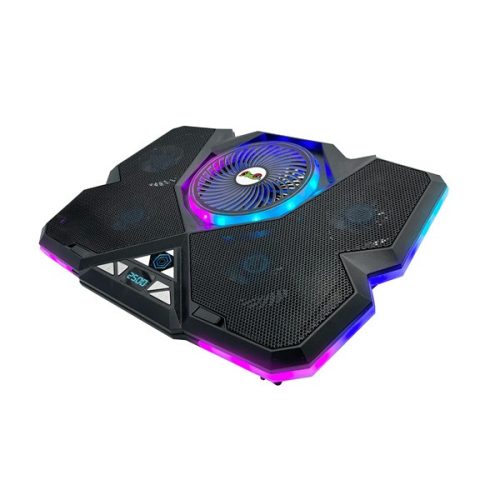 FroggieX FX-PC-P1-BL NitroCooling notebook hűtőpad telefontartóval