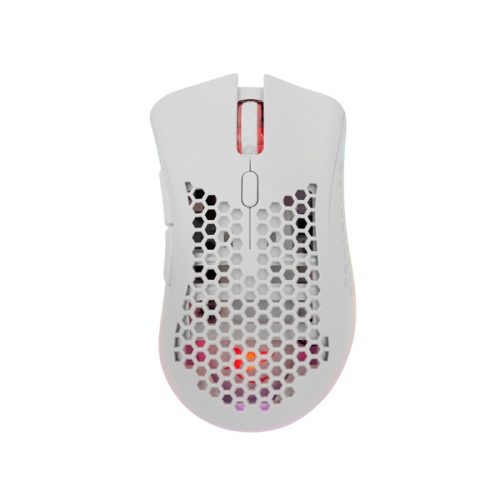 White Shark LIONEL WGM-5012W vezeték nélküli fehér gamer egér