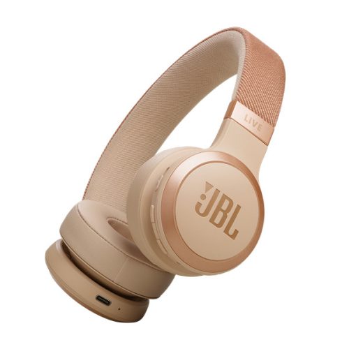 JBL Live 670 NC Bluetooth homok Zajszűrős fejhallgató