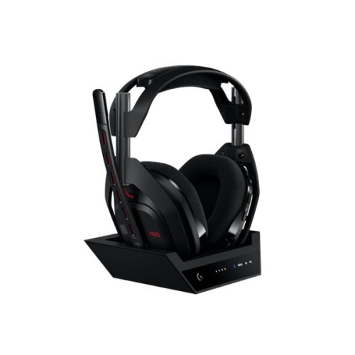 Logitech A50 Gen 5 vezeték nélküli fekete headset + bázisállomás