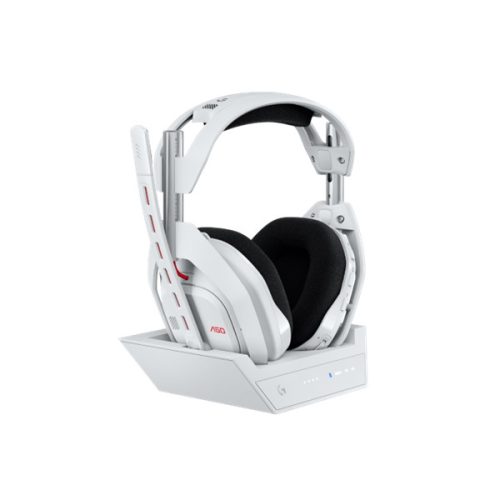 Logitech A50 Gen 5 vezeték nélküli fehér headset + bázisállomás fehér