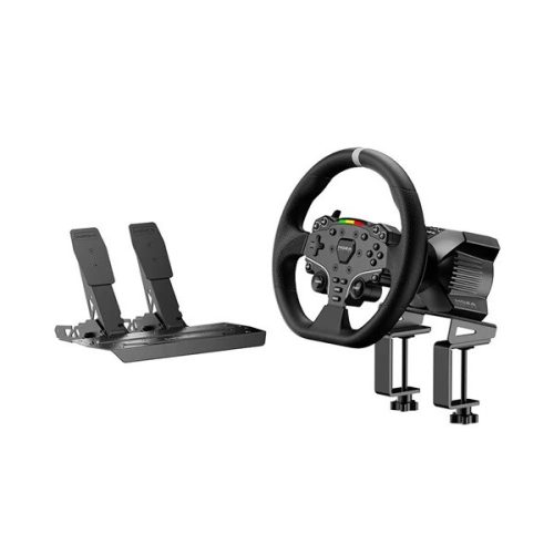 Moza Racing R3 PC szimulátor szett - Direct Drive, R3 bázis, ES kormány, SR-P Lite pedál, bilincs