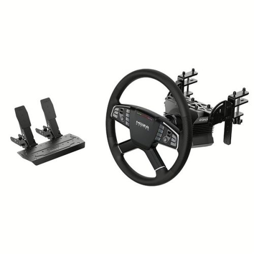 Moza Racing Trucking PC szimulátor szett - Kamion/Traktor, DD, R5 bázis, TSW kormány, SR-P Lite pedál, bilincs