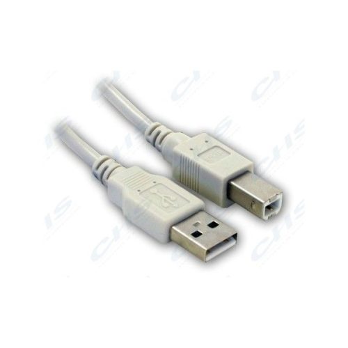 WIRETEK kábel USB összekötő A-B, 5m, Male/Male