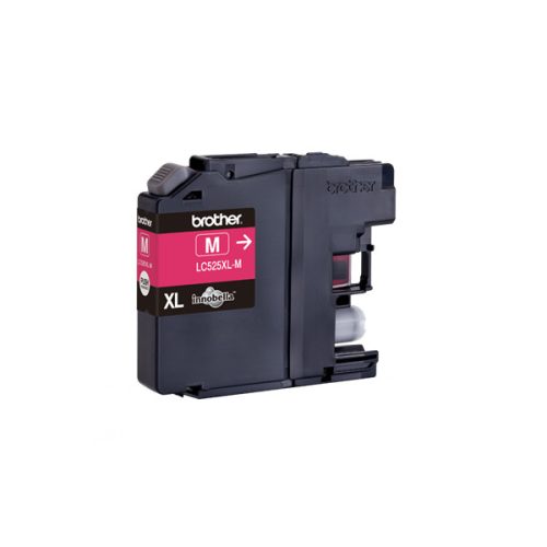 BROTHER Tintapatron LC525XLM, Szuper nagy Töltőtű - 1300 oldal, Magenta