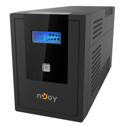 NJOY Szünetmentes 2000VA - Cadu 2000 (4 Schuko, line-interaktív, RJ11/45 vonalvédőlem(1Gb/s), fekete)