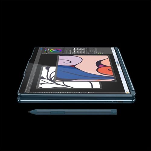 LENOVO Yoga Book 9 13IMU9, 13.3" 2.8K OLED Touch, Intel Core Ultra7 155U, 32GB, 1TB SSD, Win11 Pro, Tidal Teal, PEN - 83FF002HHV
