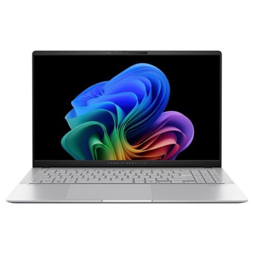 ASUS CONS NB Vivobook S15 S5507QA-MA006W 15,6" 2,8K OLED GL, Qualc.Snapd. X1E 78 100 , 16GB, 1TB M.2, INT, WIn11H, Ezüst - S5507QA-MA006W