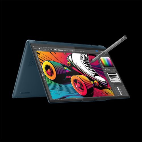 LENOVO Yoga 7 2-in-1 14IML9, 14.0" WUXGA OLED Touch, Intel Core Ultra 5 125H, 16GB, 512GB SSD, Win11 Home, Tidal Teal - 83DJ009HHV