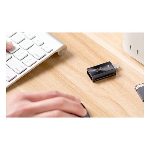 ADATA SSD Külső USB 3.2 1TB SC730, Type-A+Type-C, fekete