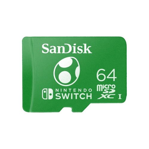 SANDISK 220029, MSDXC KÁRTYA "Nintendo-licensed Yoshi Edition" 64GB,,100/90 MB/s